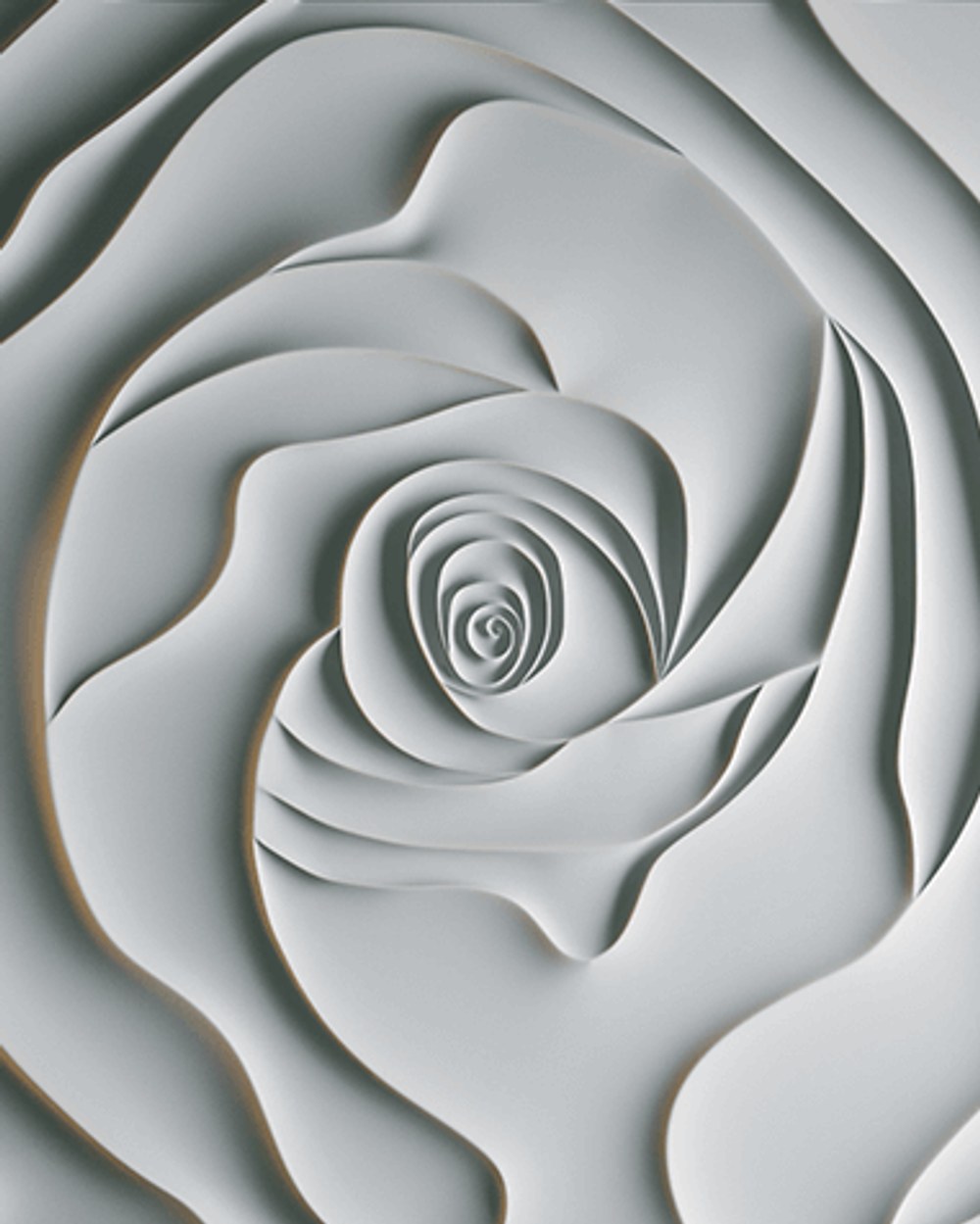 Bas-relief en gypse éclairé en lumière rasante, détail de la matière et de l’ombre portée