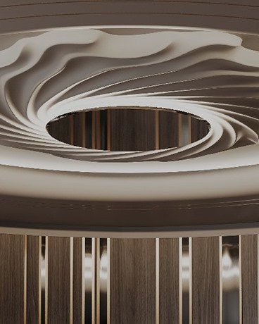 Pano : Un mur entier traité comme une seule image.